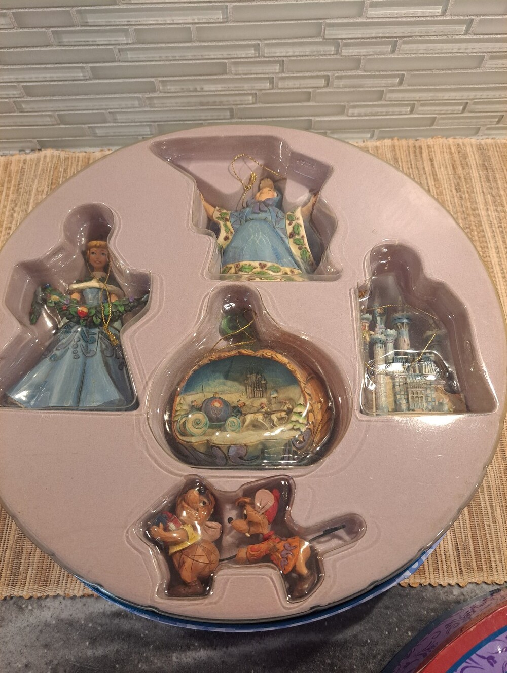 Cinderella Holiday Ornament Set by Jim Shore Disney Traditions - Picture 2 of 14